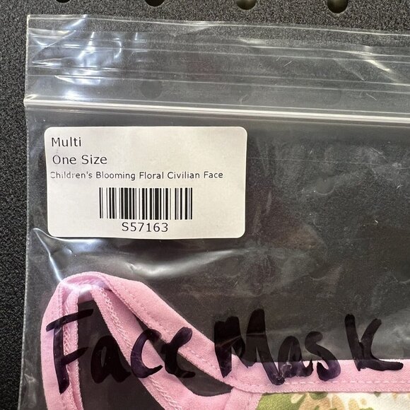 Tuckernuck Children's Civilian Face Mask Blooming Floral Fabric Facial Covering - Picture 5 of 5